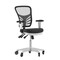 Flash Furniture Black Mesh Multifunction Chair - Roller Wheels HL-0001-WH-BK-RLB-GG - alternate 5